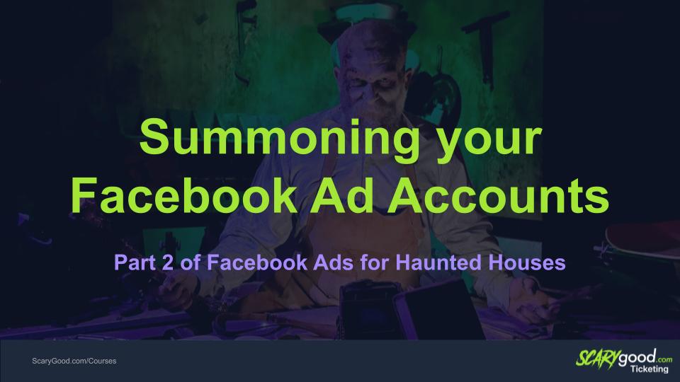 Summoning your Facebook Ad accounts