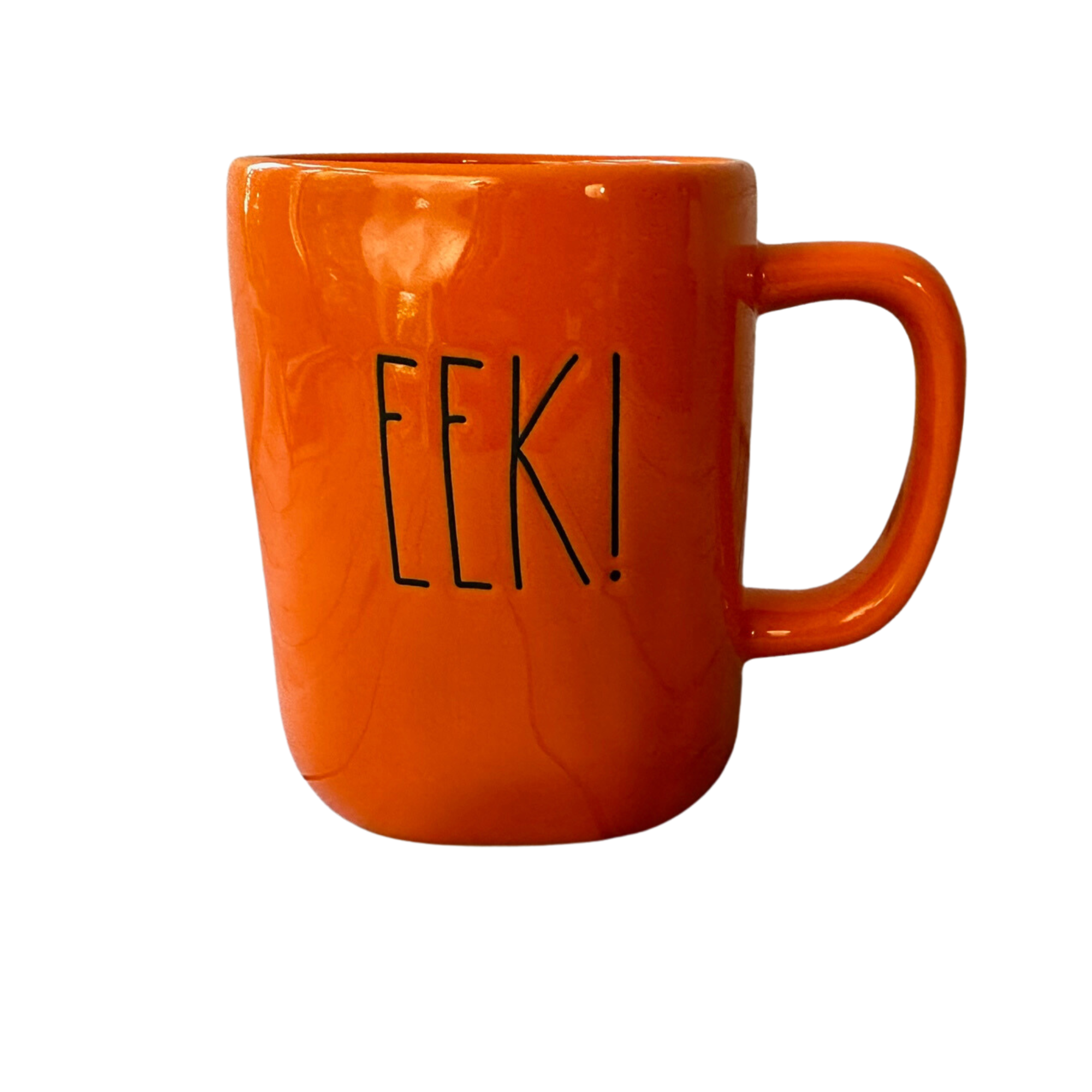 Rae Dunn Halloween Orange Mug “Eek!”